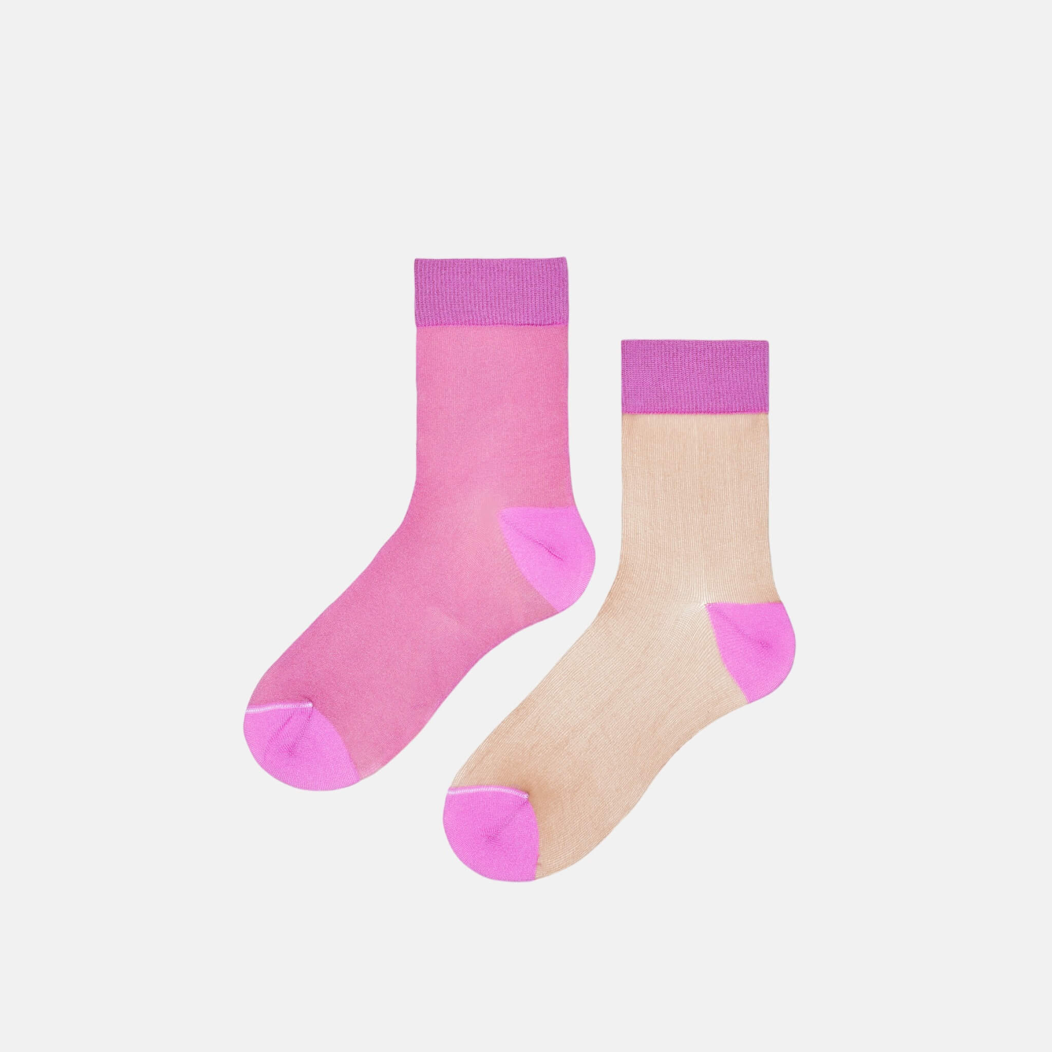 Dámské růžové ponožky Happy Socks Filippa // kolekce Hysteria