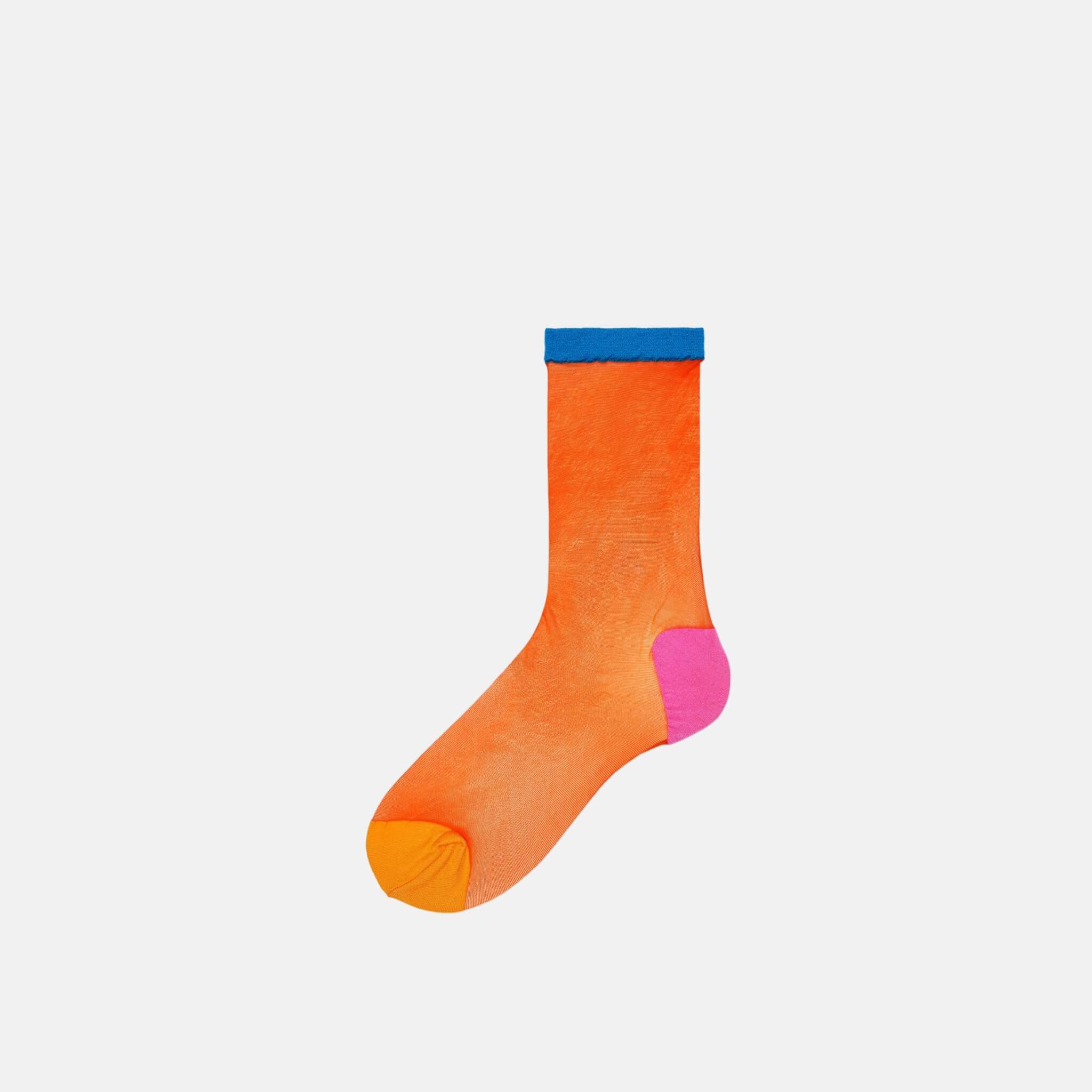 Dámské oranžové ponožky Happy Socks Frankie // kolekce Hysteria
