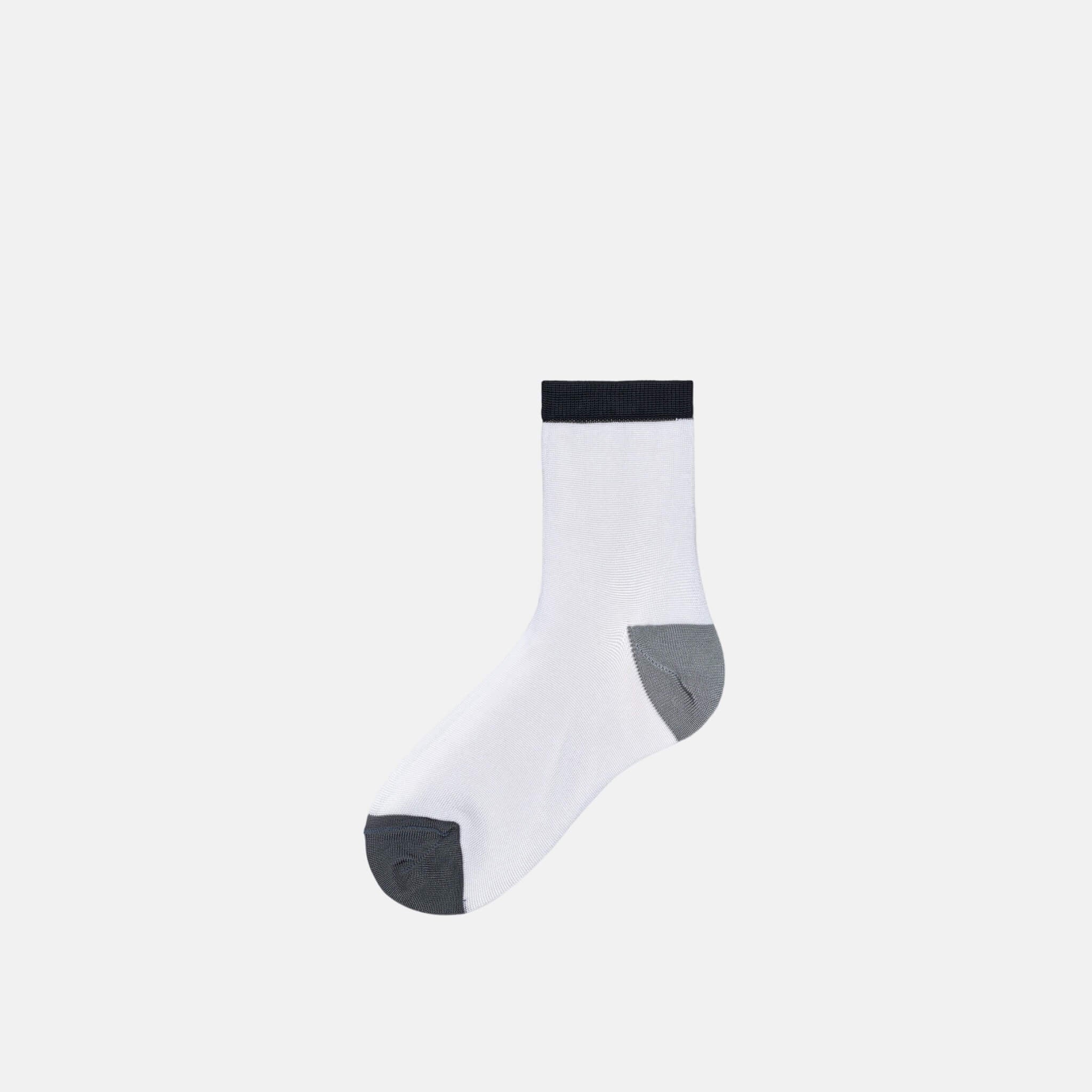 Dámské bílé ponožky Happy Socks Grace  // kolekce Hysteria