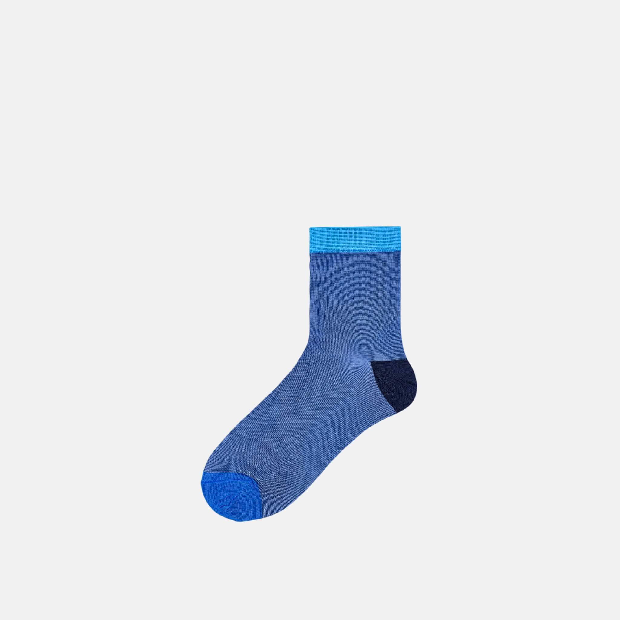 Dámské modré ponožky Happy Socks Grace // kolekce Hysteria