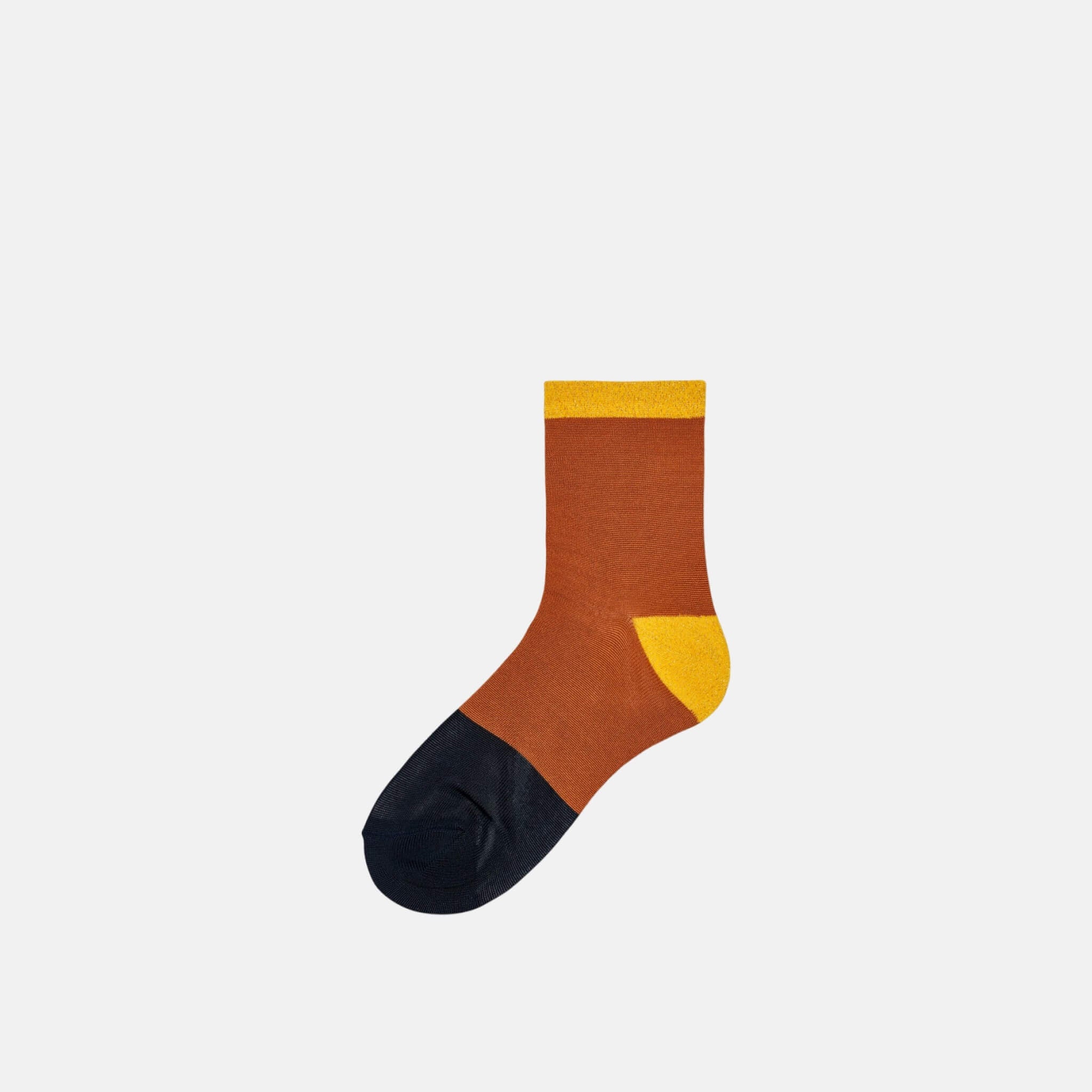 Dámské oranžovo-černé ponožky Happy Socks Liza // kolekce Hysteria
