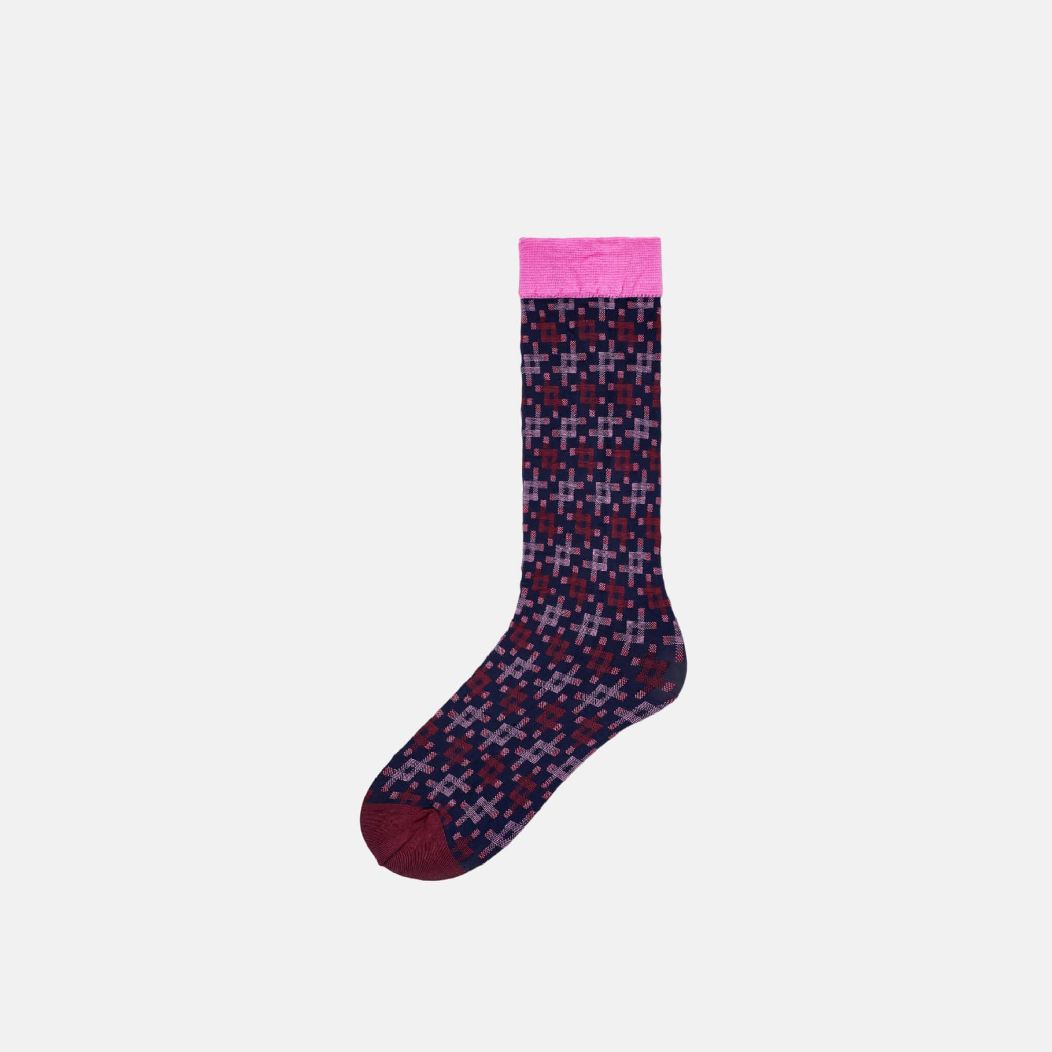 Dámské fialové podkolenky Happy Socks Lovisa // kolekce Hysteria