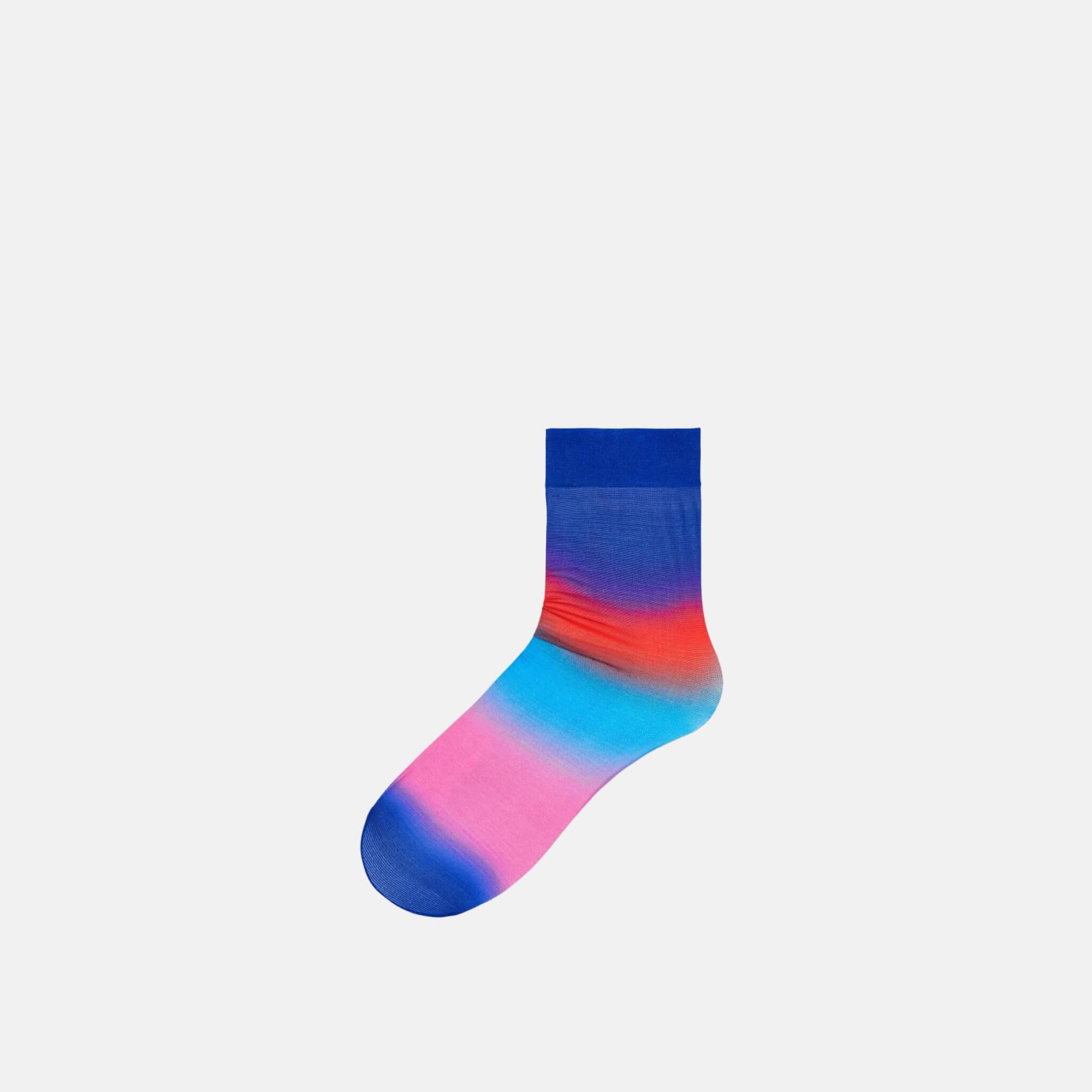 Dámské růžovo-modré ponožky Happy Socks Mia // kolekce Hysteria