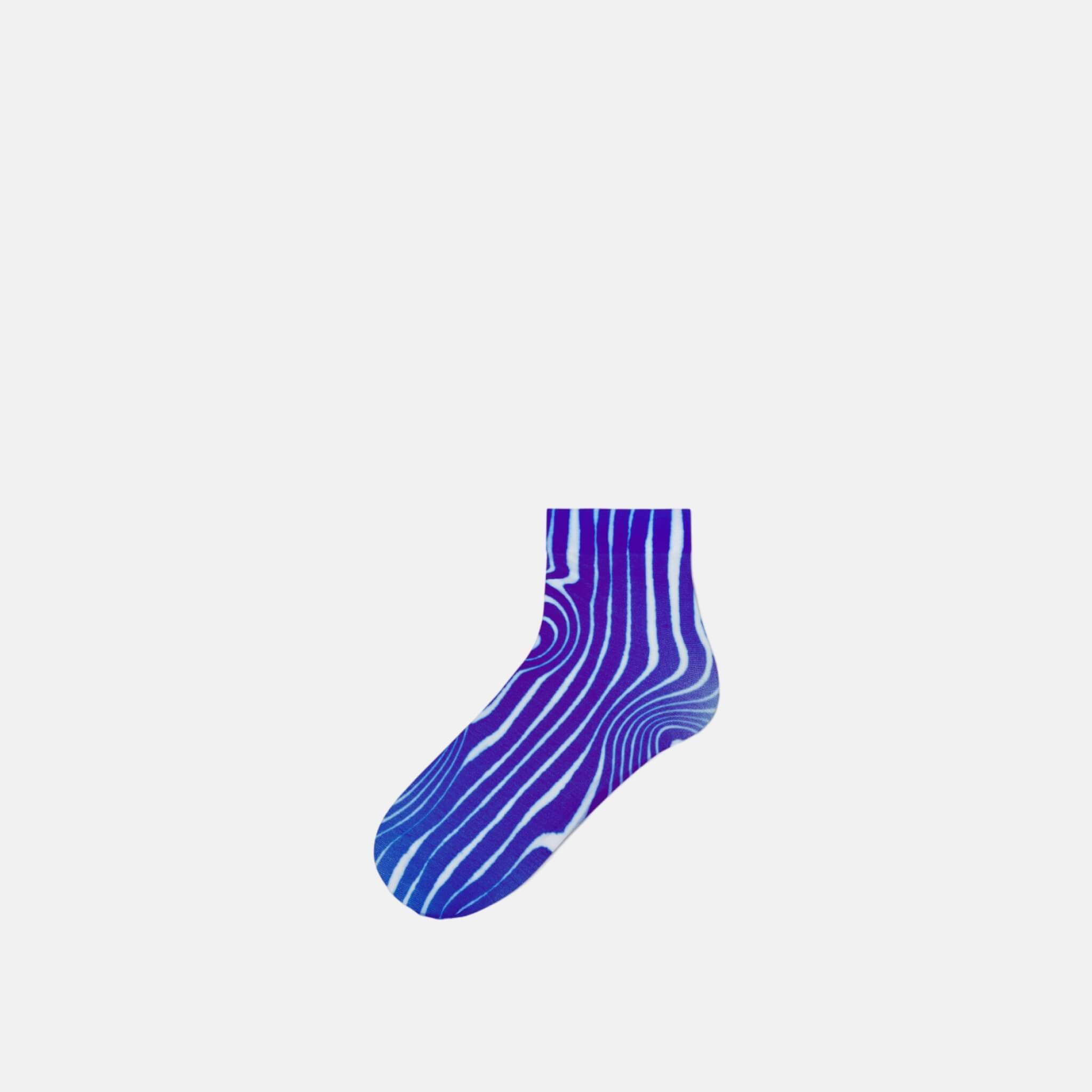 Dámské fialové ponožky Happy Socks Mia  // kolekce Hysteria