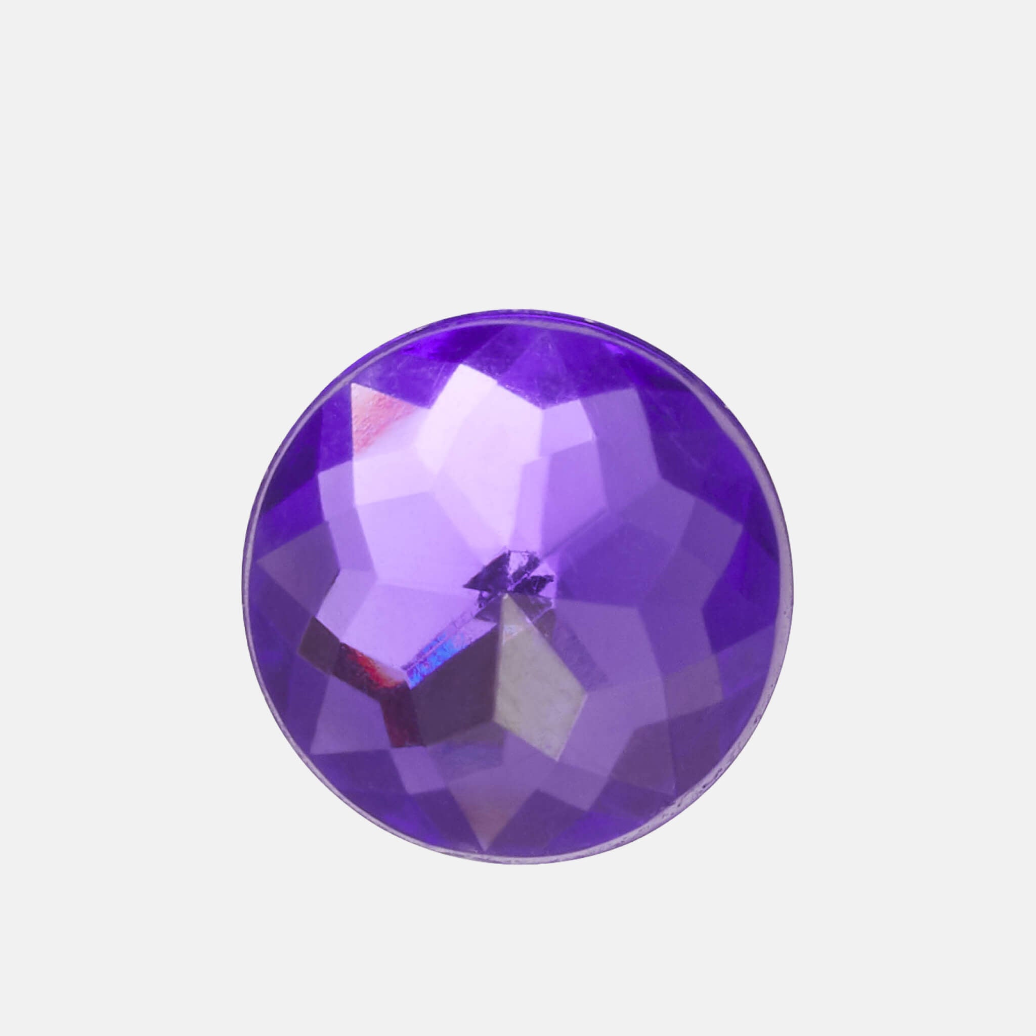 Odznáček Jibbitz - Sparkly Purple Circle