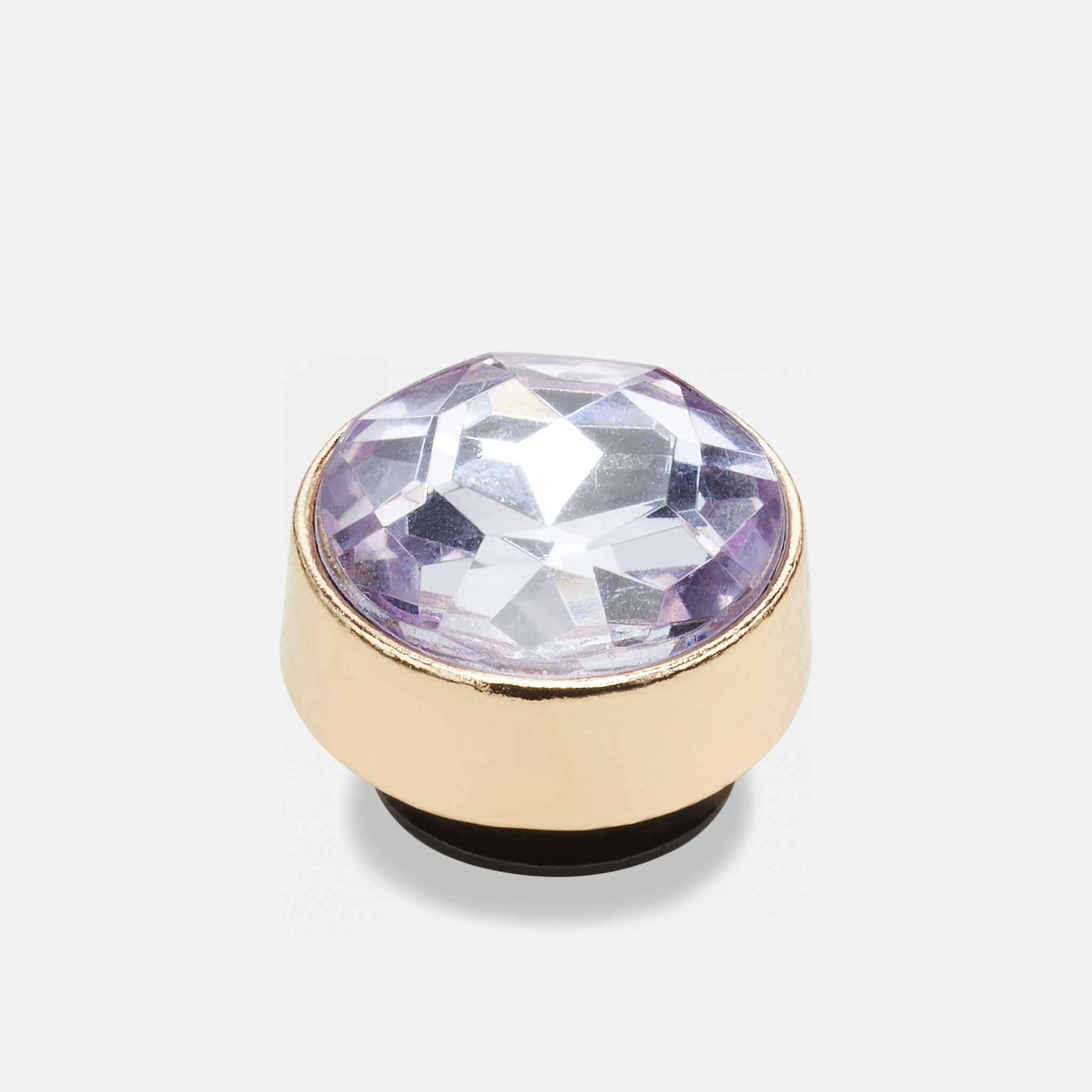 Odznáček Jibbitz – Lavendar Circle Gem