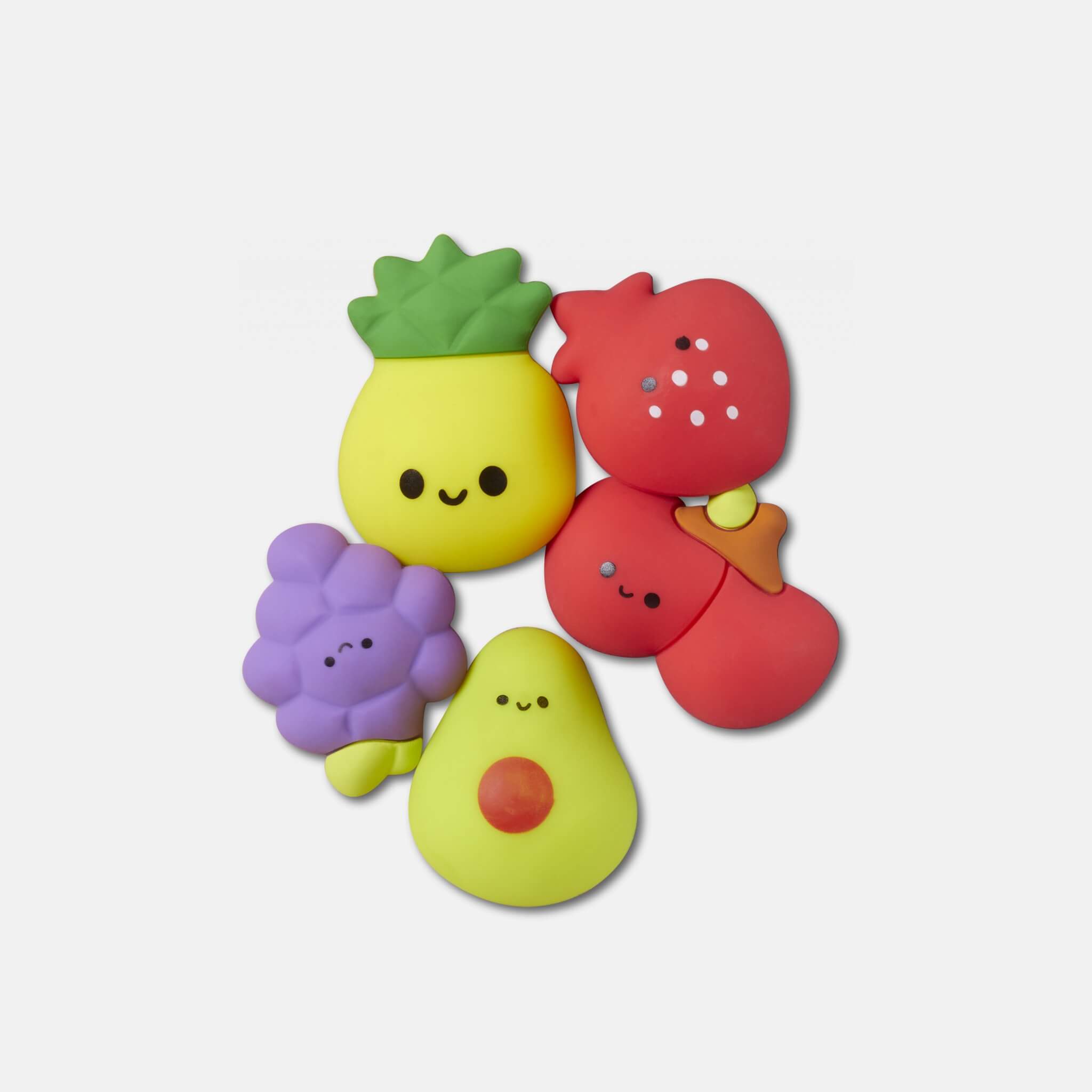 Odznáček Jibbitz – Squish Fruits – 5 ks