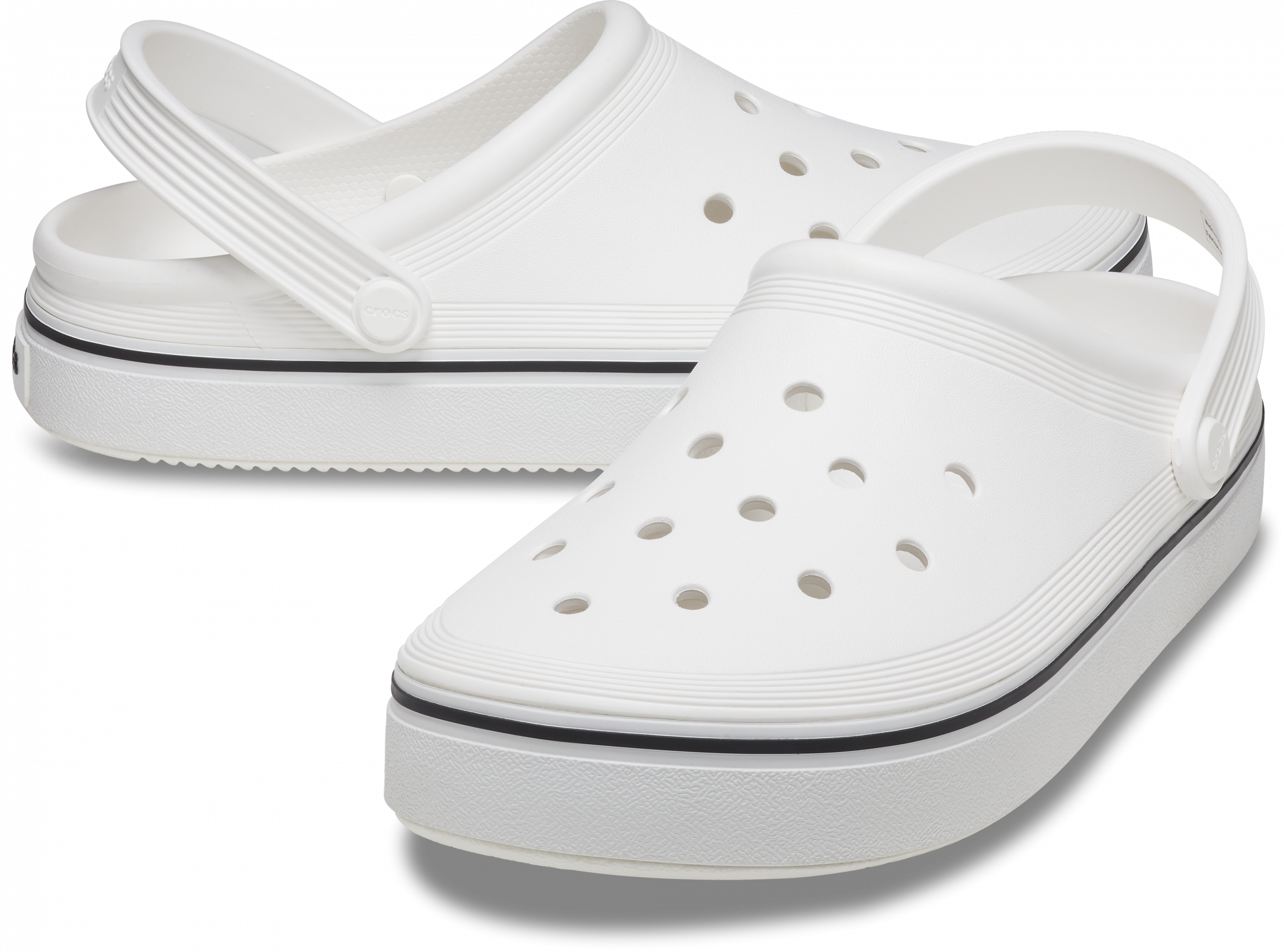 Off Court Clog White